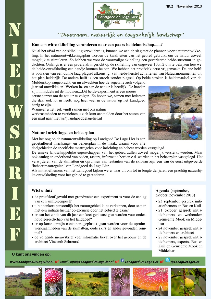 Nieuwsbrief 2 november 2013 pagina 1